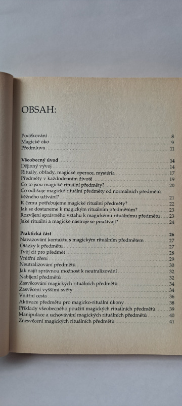 Rituály a magické predmety 1